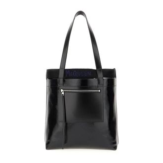 Alexander McQueen Alexander McQueen, Tote Bags, male, Black, Size: ONE SIZE Shoulder Bags