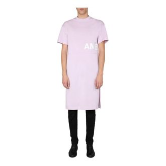 AMBUSH Midi Dresses, male, Pink, Size: S Pocket T-Shirt Dress