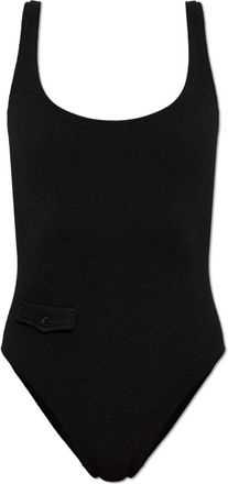 Maison Margiela Badpak uit &eacute;&eacute;n stuk - Dames - Badpakken - Zwart - L - Badmode