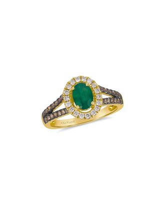 Le Vian New Emerald 14K 1.02 Ct. Tw. Diamond & Emerald Ring