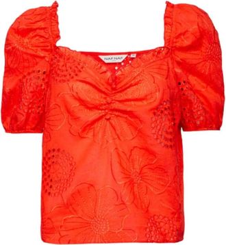 Nafnaf Blouses - Dames - Blouses - Rood - L - Overhemden