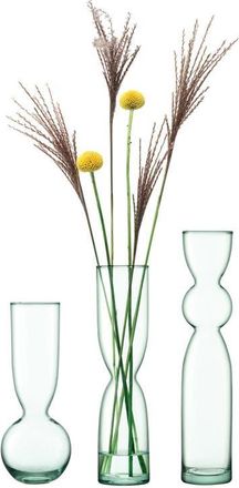 LSA Canopy Set of 3 Vases in Clear at Nordstrom
