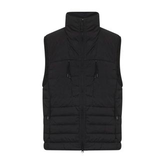 Stone Island Vests, male, Black, Size: XL Vests
