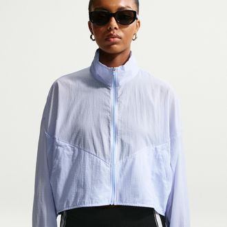 Nike Womens Nike Sportswear Oversized Lightweight Ripstop Jacket in Blue | IF0587-407