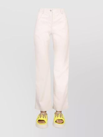 Msgm trousers with high waist and pockets