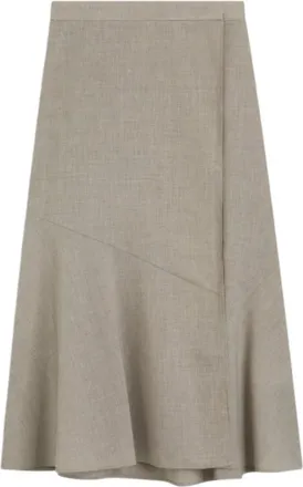 HUGO BOSS Dames, Rokken, Beige, Maat: XL Wol