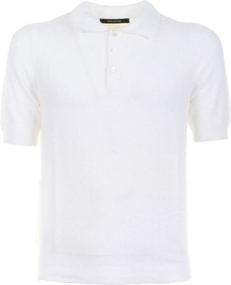 Tagliatore Polo Shirts - Heren - Polos - Wit - 2XL - Tops