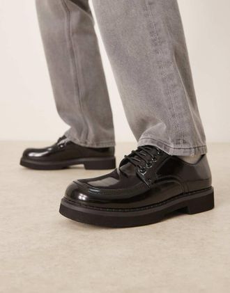 Asos Scarpe stringate nere-Nero