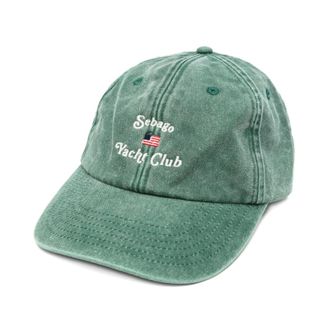 Sebago Caps, male, Green, Size: ONE SIZE Connor Canvas Cap