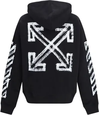 Off-white Motion Arrow Hoodie - Black