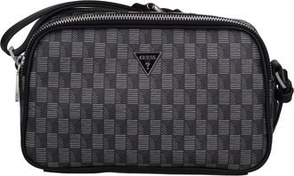 Guess Eco G Wave Camera Bag - Heren - Schoudertassen - Zwart - ONE Size - Leer - Tassen