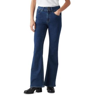 Levi's Retro 726 Flare Jeans Womens Seams To Work Denim High Rise PALL534