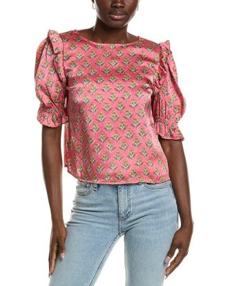 Emerson Fry Pearl Silk Blouse