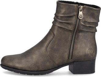 Rieker 78656-90 Dames Leren Laarzen Metaalachtig