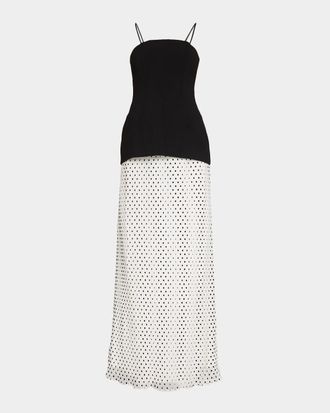 Black Halo Lunara Maxi Dress