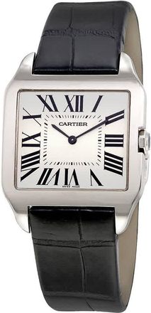 Cartier Santos Dumont Silver Dial Mens Watch W2007051