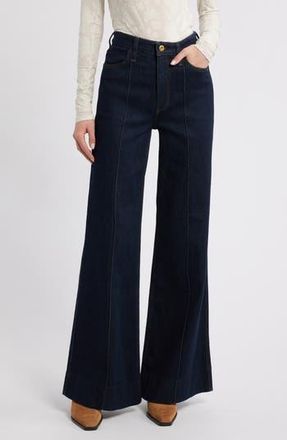 Rag & Bone Skylar High Waist Flare Trouser Jeans in Rinse at Nordstrom Rack, Size 25