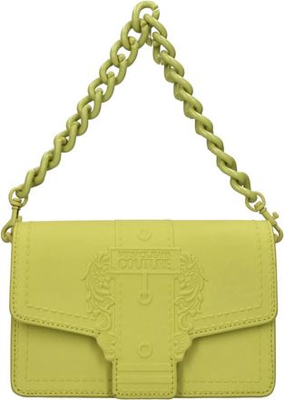 Versace Jeans Couture Tassen, Dames, Groen, ONE Size, Leer, Mini Bag