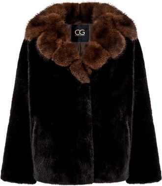 Cesare Gaspari Faux Arena Jas - Dames - Jassen - Bruin - M - Jassen