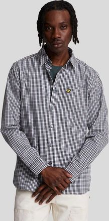 Lyle & Scott Lyle And Scott Mens Checked Gingham Shirt - Blue - Size: 38/Regular