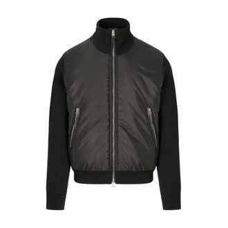Tom Ford Light Nylon Front Merino Zip Through