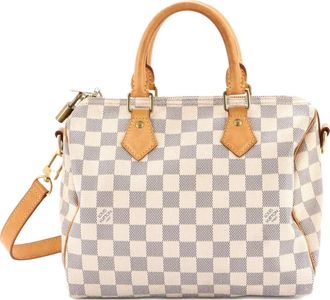 Louis Vuitton Speedy Bandouliere Bag Damier 25 satchel - Wit