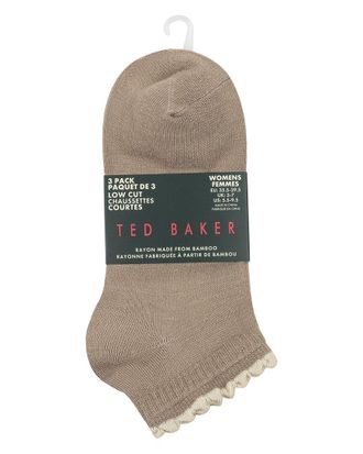 Ted Baker Set Of 3 Low Cut Sock