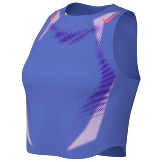 Nike AeroSwift DF ADV Cropped Running Tank Top Tank Top f&uuml;r Damen | blau