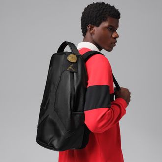 Nike Jordan Mens Jordan 6 Rings Sole Tread Backpack (26L) in Black | MA9374-023