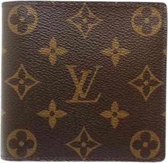 Louis Vuitton Pre-owned Bi-fold Portemonnee - Dames - Vintage Accessoires - Bruin - ONE Size - Vintage