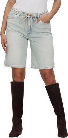 Circle Of Trust Korte Broeken, Dames, Blauw, M, Katoen, Jona Long Short Dnm