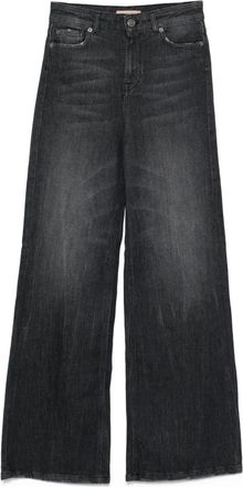 Twin-Set Jeans a gamba ampia - Nero