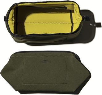 Puebco Travel Pouch in Olive & Yellow at Nordstrom, Size Small