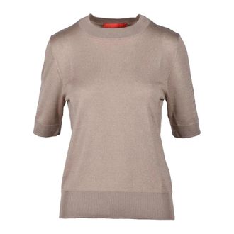 Wild Cashmere Zijde Kasjmier Trui - Dames - Ronde hals truien - Beige - XS - Kasjmier - Truien & Vesten