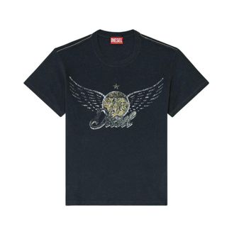 Diesel Camiseta T-Gerio - Tops - Hombre - Negro - 2XL