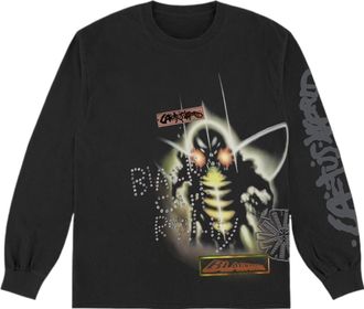 Travis Scott FW22 Beetle Jack Long Sleeve Tee Black TS-22FW004