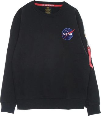 Alpha Industries Heren, Sweatshirts & Hoodies, Blauw, Maat: XL Katoen