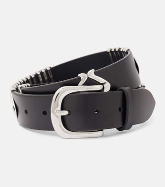 ISABEL MARANT 黒 レザーベルト M ベルト レディース＆メンズ｜ISABEL MARANT（イザベル マラン