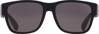 Bulgari Grey Square Mens Sunglasses BV40022I 02A 56