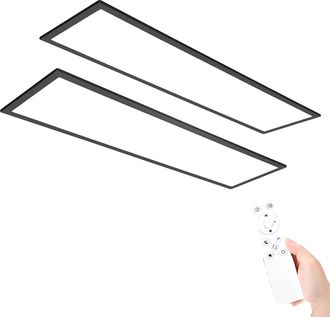 OEM L&aacute;mpara De Techo, Brillo Regulable, Dise&ntilde;o Que Cuida La Vista, 2 Unidades, Color Blanco, 31-40 W
