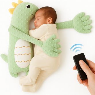 OEM Cuscino Calmante A Forma Di Dinosauro In Peluche Per Addormentarsi, Coccolarsi, Accarezzare