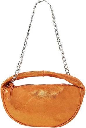 by FAR Baby Cush Leather Handbag - Dames - Mini tas - Oranje - ONE Size - Leer - Tassen