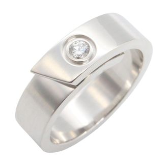 Cartier Clear White White Gold (18K) Anniversary Ring (Pre-Owned)