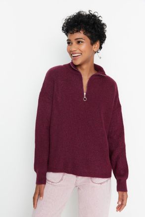Trendyol Vrouw/Meisje Staande kraag Off-shoulder Trui