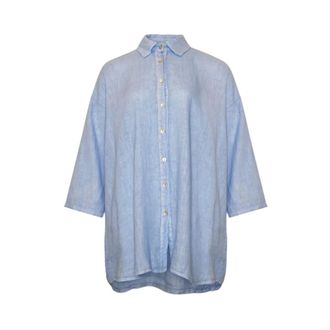 Tiffany & Co. Jenna Oversized Shirt - female - Tiffany - Shirts - Blue - ONE SIZE - Blouses & Shirts