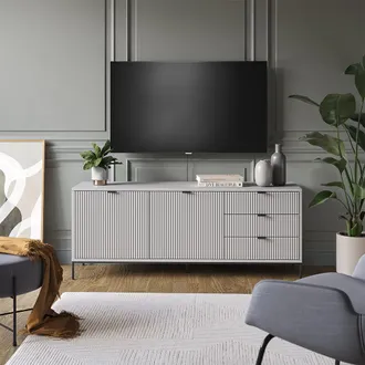 Vicco Mueble Bajo Para Tv Eliza, Gris, 150.1 X 60 Cm