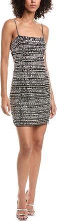 Aidan Mattox Liv Foster Ember Beaded Mini Dress