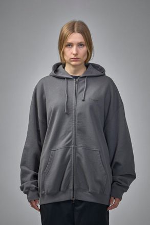 VETEMENTS Boxing Logo Oversized Zip-Up Hoodie