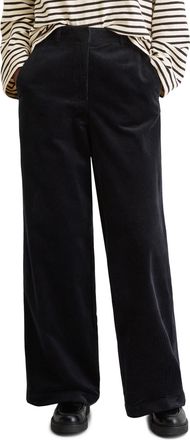 Marc O'Polo Cordhose MARC OPOLO, Damen, Gr. 34, N-Gr, deep night blau, Cord, Obermaterial: 100% Baumwolle, gerade, Hosen Cordhose