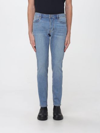 Emporio Armani Skinny Fit Stretch Cotton Denim Jeans with Five Pockets